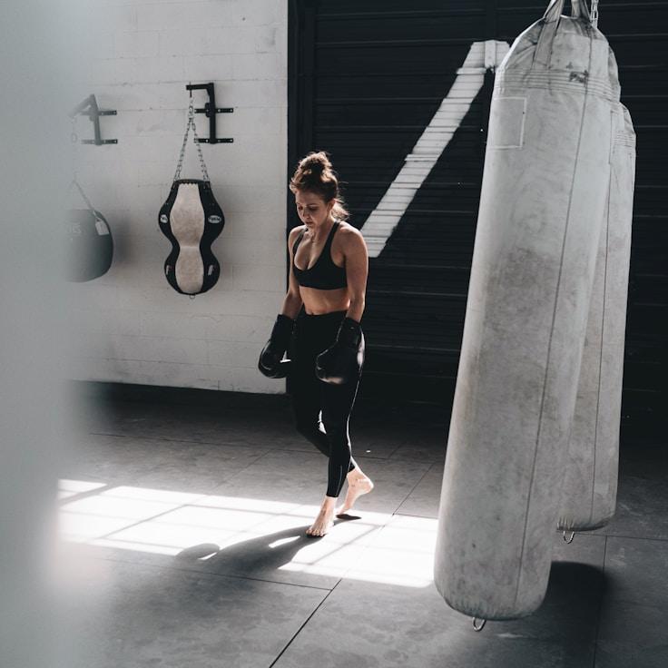 Yoga and wellness studio with natural lighting